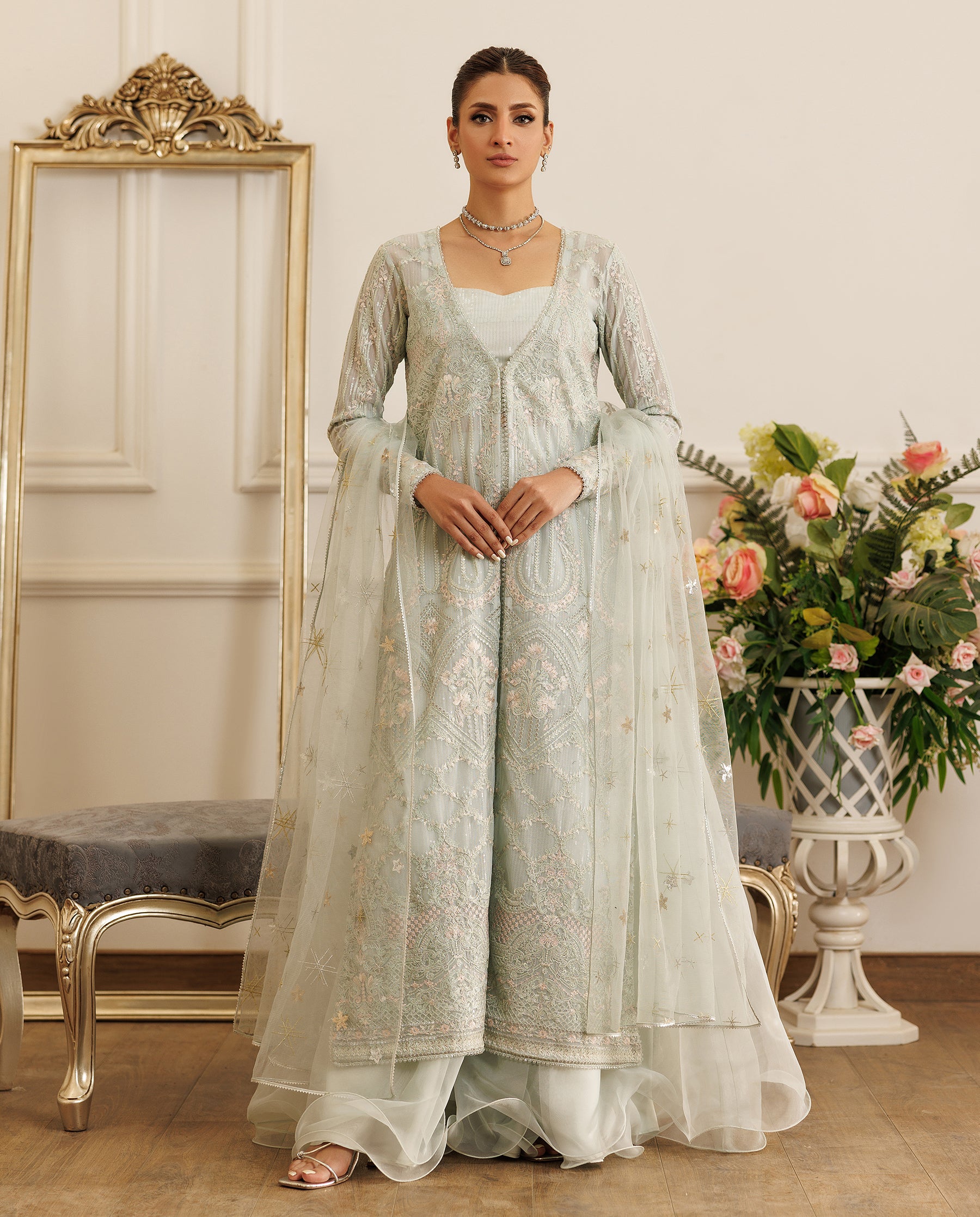 Unstitched Celestial Radiance Gown