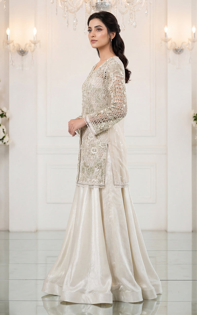 Unstitched Embroidered Fabric