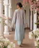 Serene Lavender & Mint Ombré Embellished Kurta Set