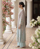 Serene Lavender & Mint Ombré Embellished Kurta Set