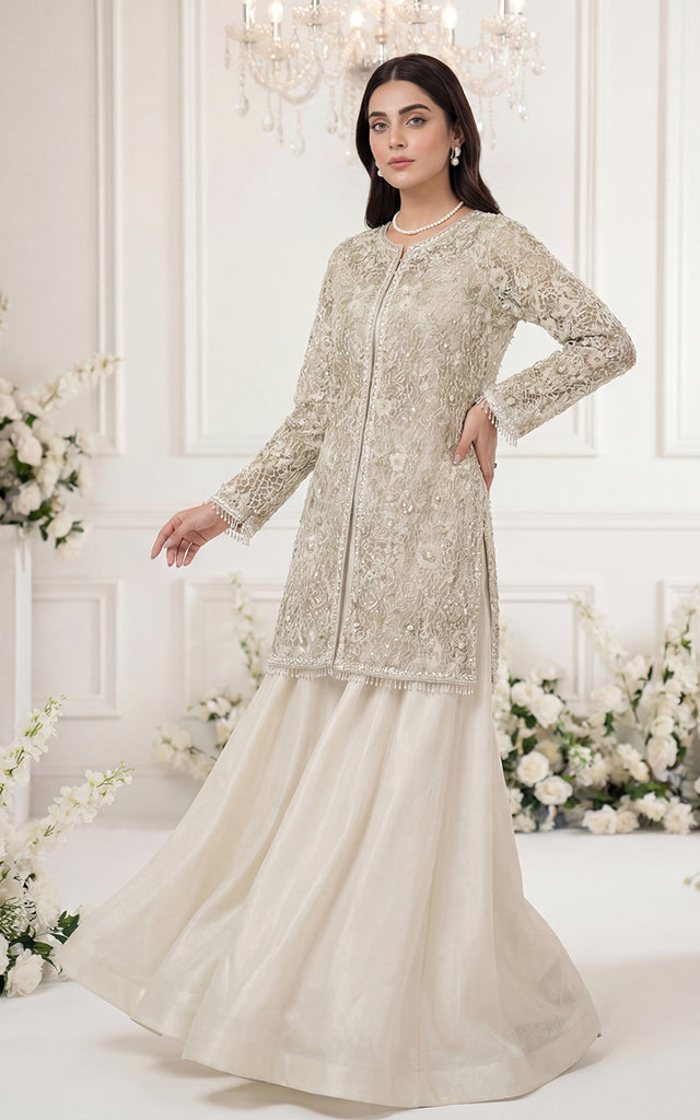 Unstitched Embroidered Fabric