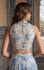 Unstitched The Azure Bloom Sequin Lehenga Choli