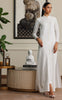 Ethereal Pearl-Buttoned Chiffon Kurta