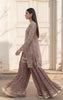 Unstitched Embroidered Jacket With Inner And Gharara
