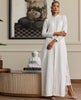 Ethereal Pearl-Buttoned Chiffon Kurta