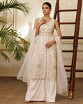 Unstitched Net Embroidered Dress