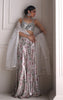 EMBROIDERED BLOUSE WITH LEHENGA AND DUPATTA