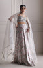 EMBROIDERED BLOUSE WITH LEHENGA AND DUPATTA