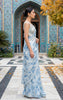 Unstitched Azure Toile Sequin Saree
