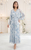 Unstitched Azure Ethereal Shimmer Kaftan