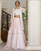 Embroidered Jacket with Skirt