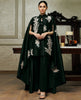 Embroidered Cape With Trouser