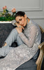 Net Embroidered Dress