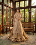 The Gilded Rose Front-Open Angrakha & Voluminous Ruffled Sharara