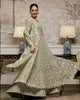 Unstitched Organza Embroidered Maxi With Jacket