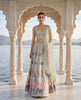 The Rose-Mist Organza Lehenga Set