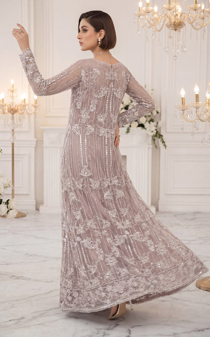 Embroidered Jacket With Maxi