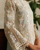 Unstitched Organza Embroidered Shirt With Skirt