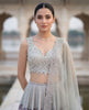 The Rose-Mist Organza Lehenga Set