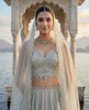 The Rose-Mist Organza Lehenga Set