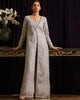 Unstitched Organza Embroidered Jacket