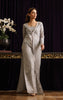 Unstitched Organza Embroidered Jacket