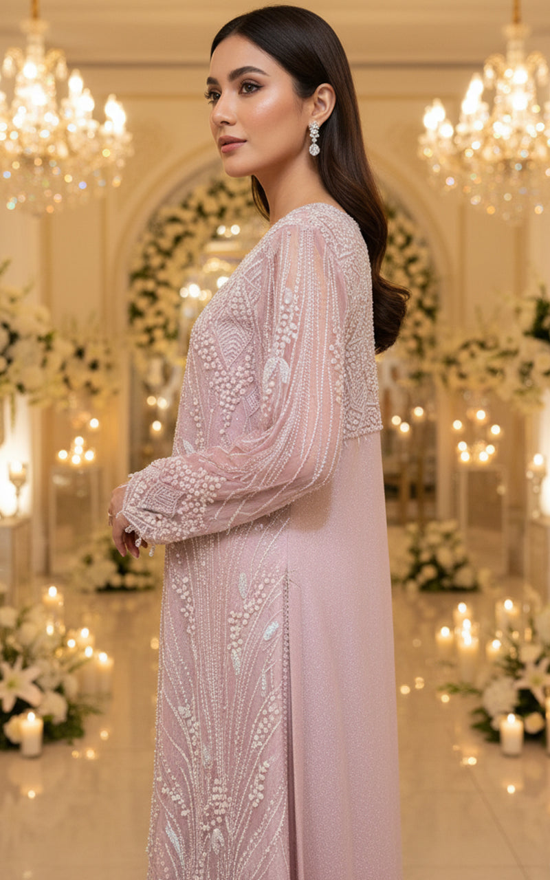 Unstitched Embroidered Fabric