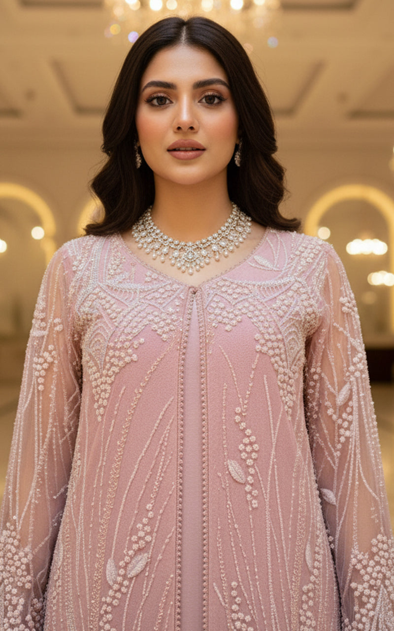 Unstitched Embroidered Fabric