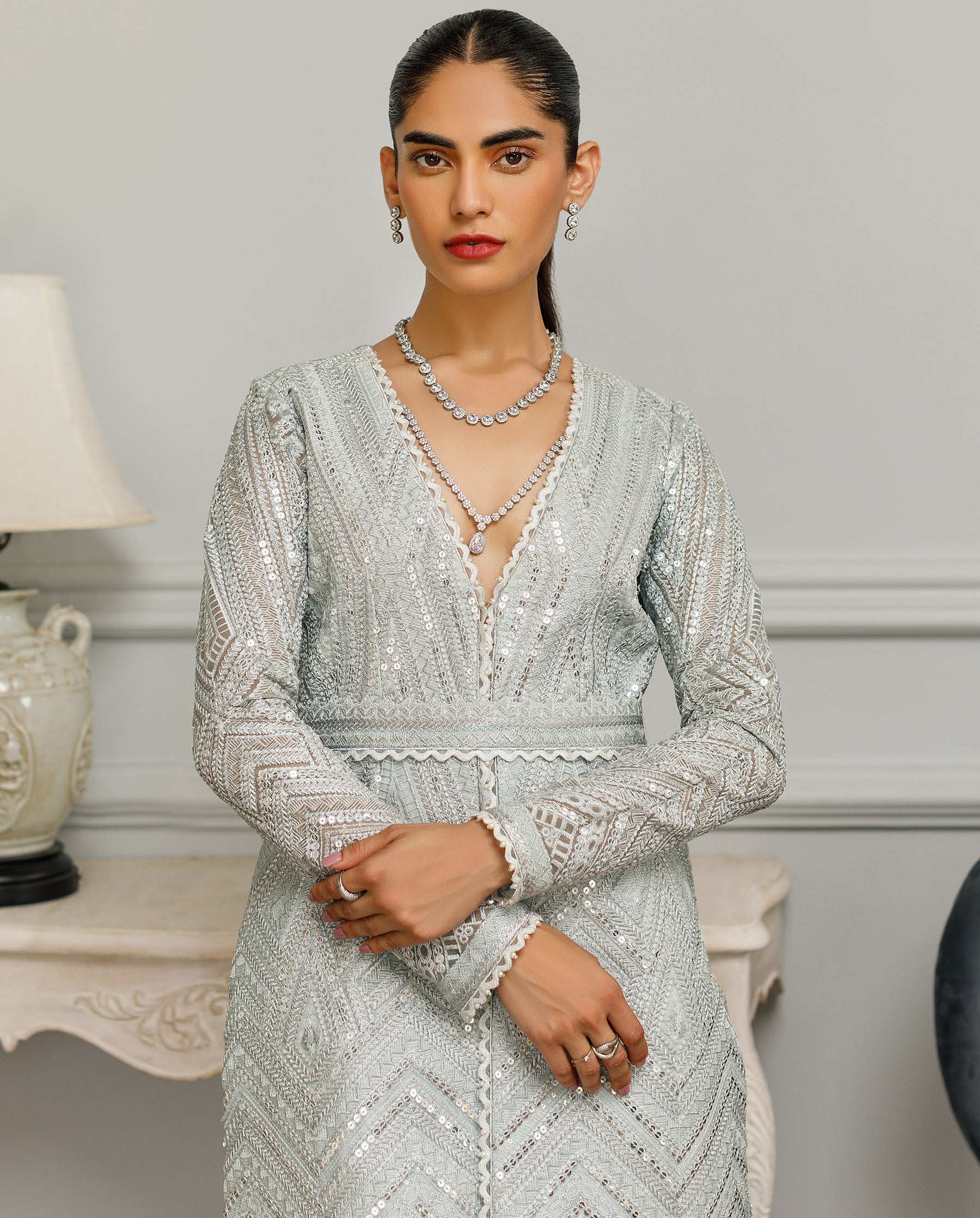 Unstitched Celestial Opulence Peplum
