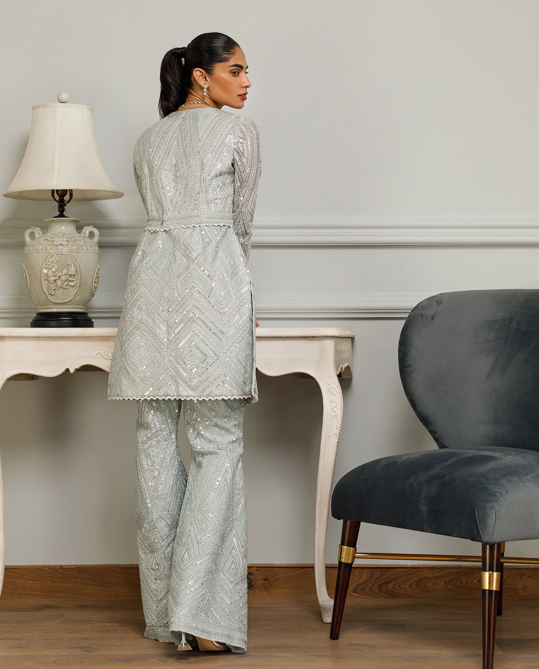 Unstitched Celestial Opulence Peplum
