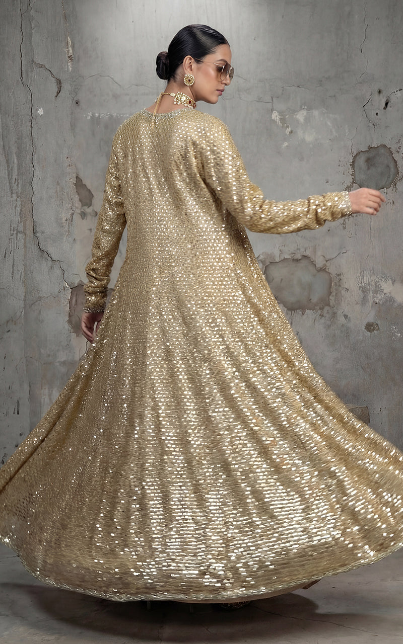 Unstitched Golden Opulence