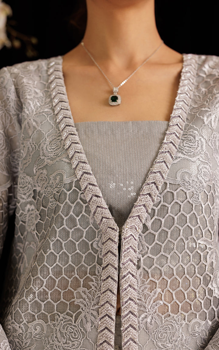 Organza Embroidered Jacket
