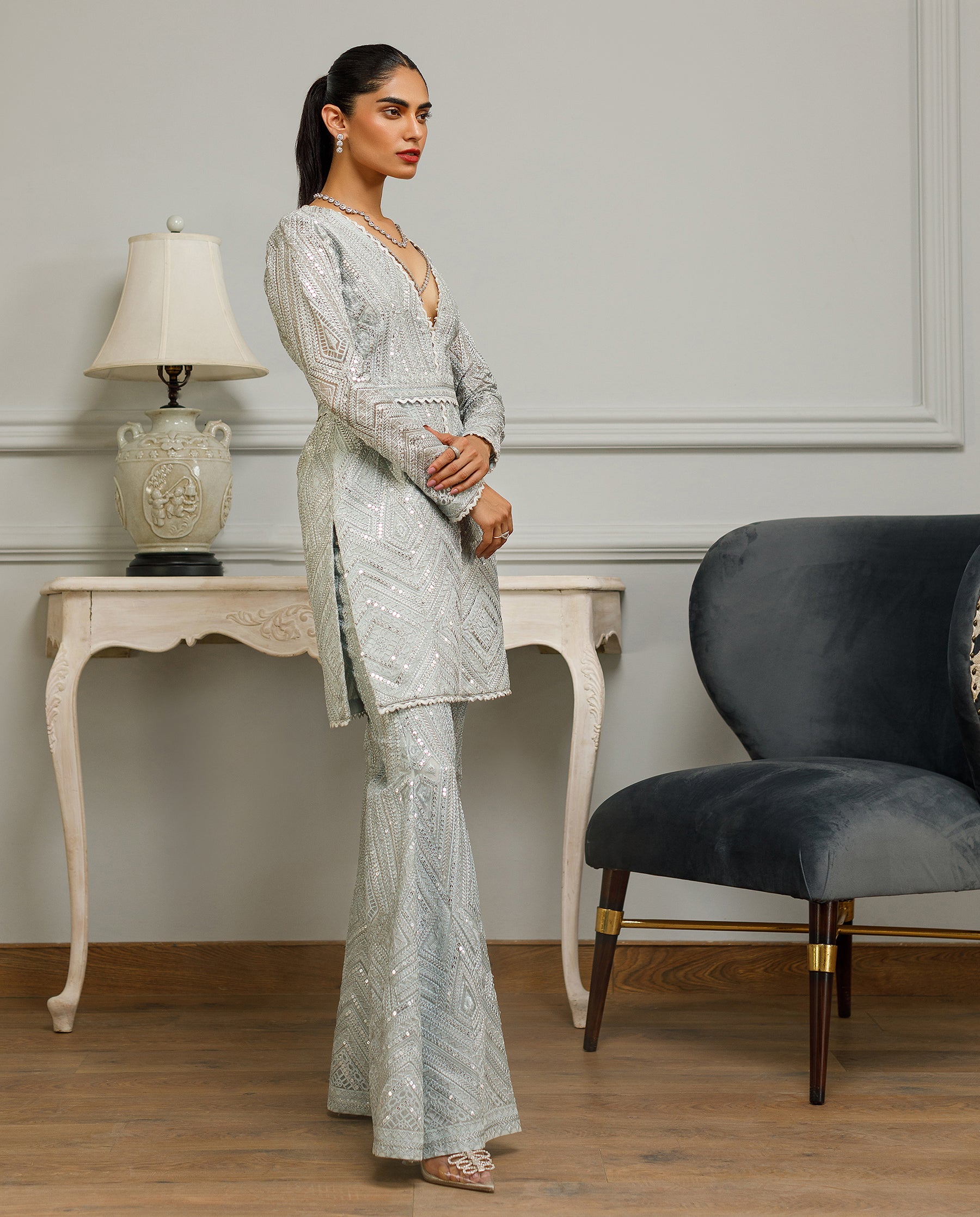 Unstitched Celestial Opulence Peplum