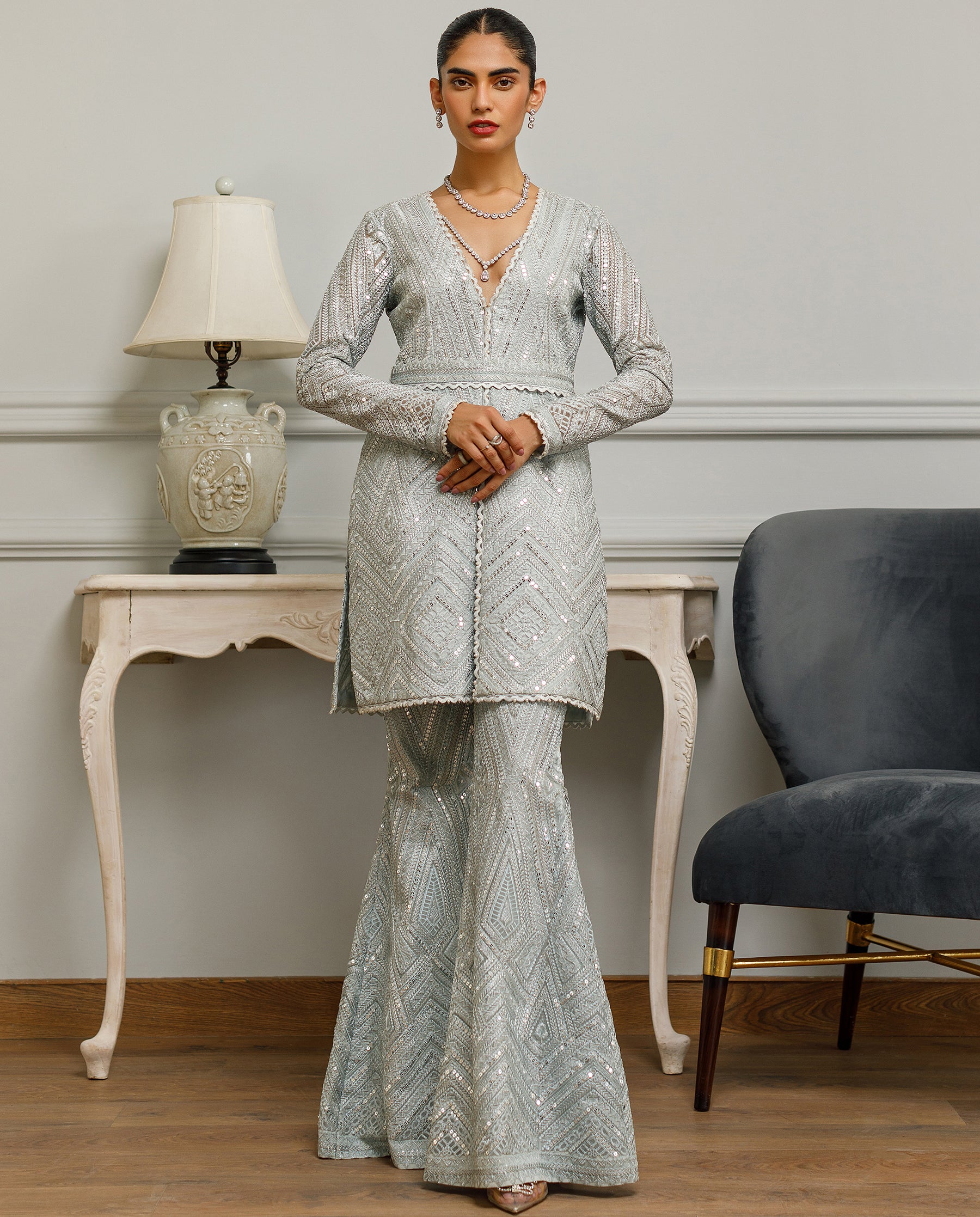 Unstitched Celestial Opulence Peplum