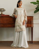 Organza Embroidered Shirt With Skirt