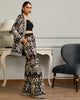 Unstitched Chiffon Embroidered Jacket With Trouser