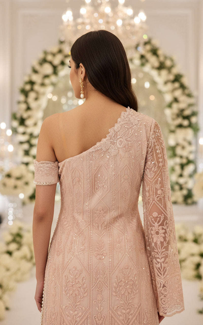 NET EMBROIDERED SHIRT