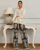 Unstitched Nocturnal Flora Wrap Ensemble
