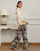 Unstitched Nocturnal Flora Wrap Ensemble