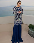 Chiffon Embroidered Shirt