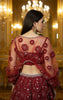 Embroidered Blouse With Lehenga