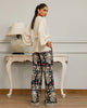 Unstitched Nocturnal Flora Wrap Ensemble