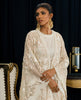 Organza Embroidered Cape With Maxi