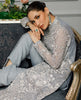 Unstitched Net Embroidered Dress