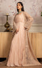 Unstitched The Peach Crushed Maxi & Jacket Set