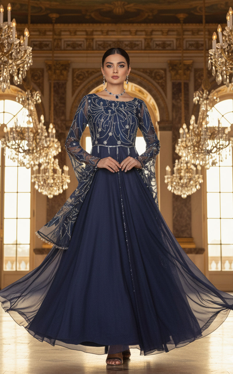 Unstitched Embroidered Fabric