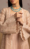Unstitched The Peach Crushed Maxi & Jacket Set