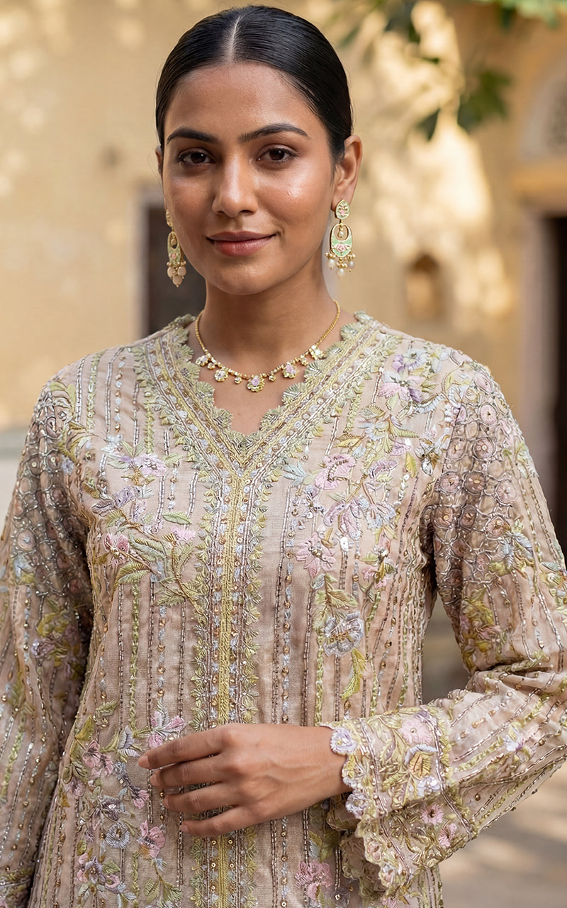 Soft Gold Festive (RTW 3PC)