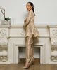 Gilded Fleur Peplum