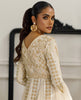 Chiffon Handwork Embroidered Dress With Skirt